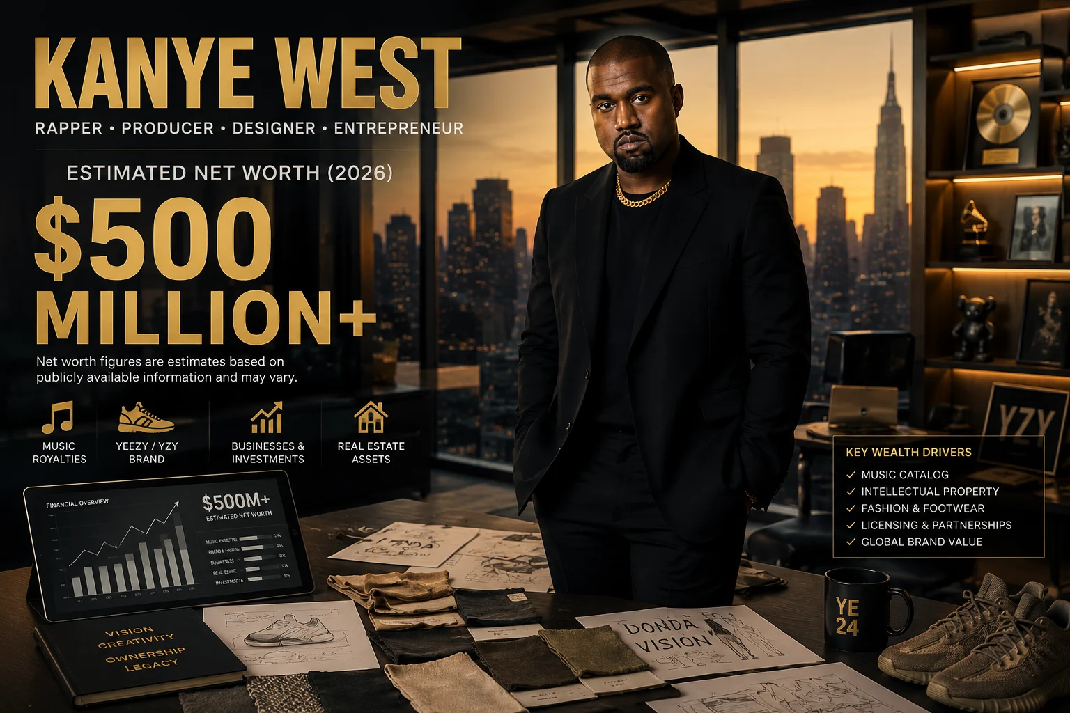 kanye west net worth