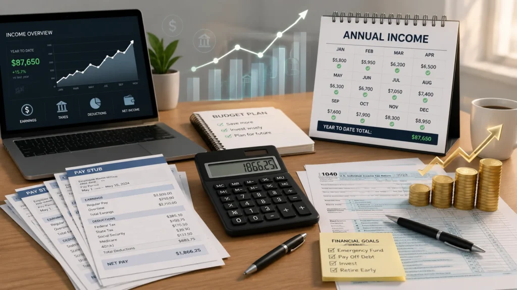 what does annual income mean