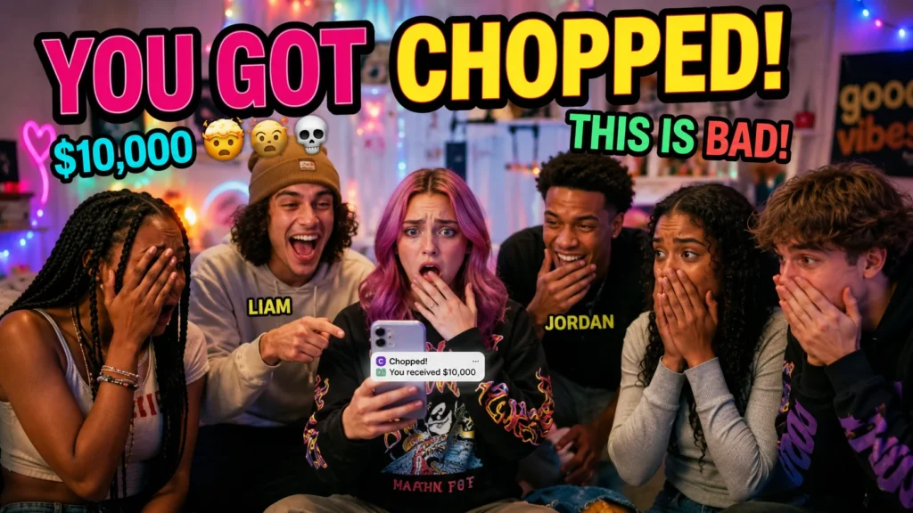 what does chopped mean in slang