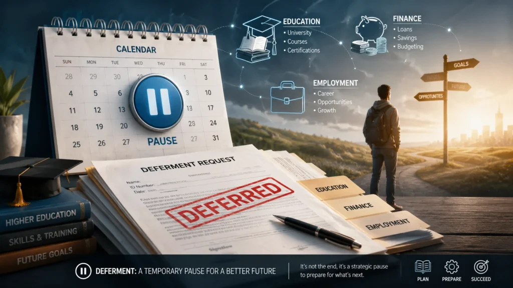what does deferred mean