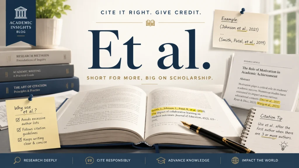 what does et al mean