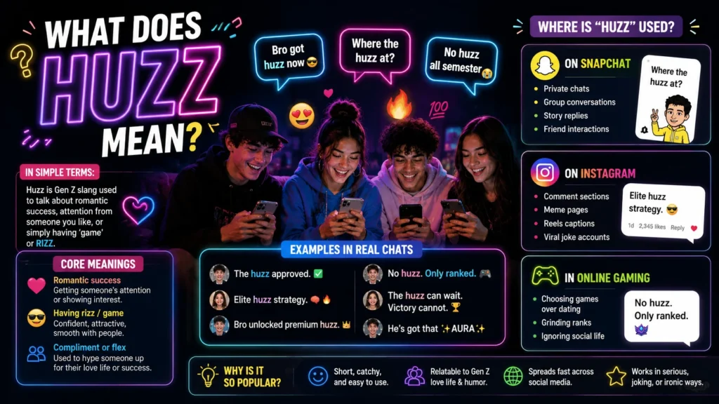 what does huzz mean in slang