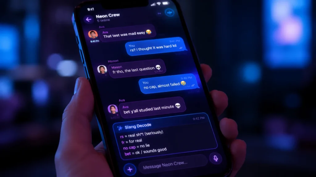 what does rs mean in text
